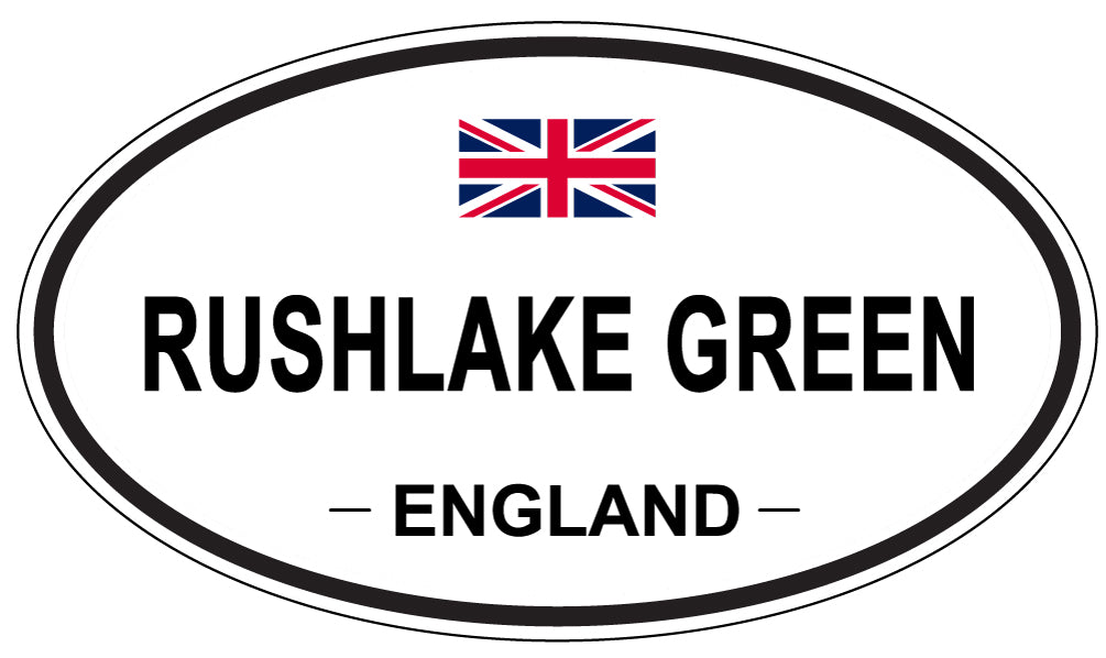 RUSHLAKE GREEN, England - Oval Magnet