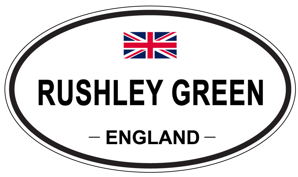 RUSHLEY GREEN, England - Oval Magnet
