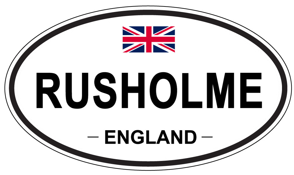 RUSHOLME, England - Oval Magnet
