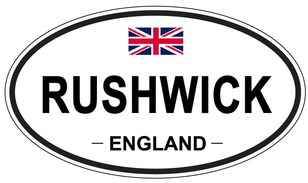 RUSHWICK, England - Oval Magnet