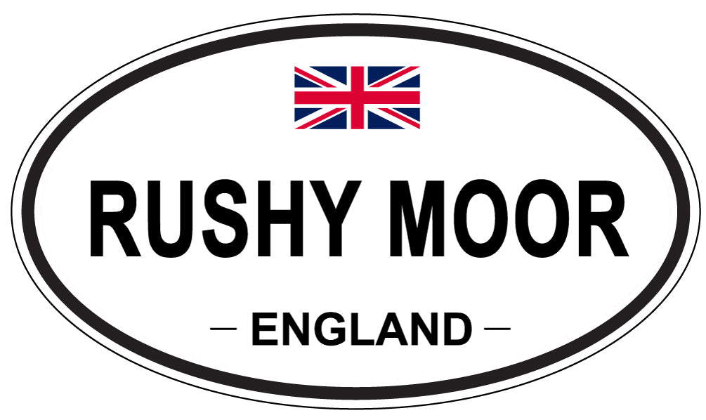 RUSHY MOOR, England - Oval Magnet