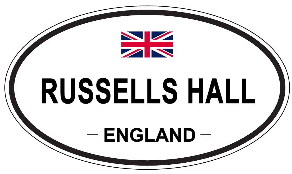 RUSSELLS HALL, England - Oval Magnet
