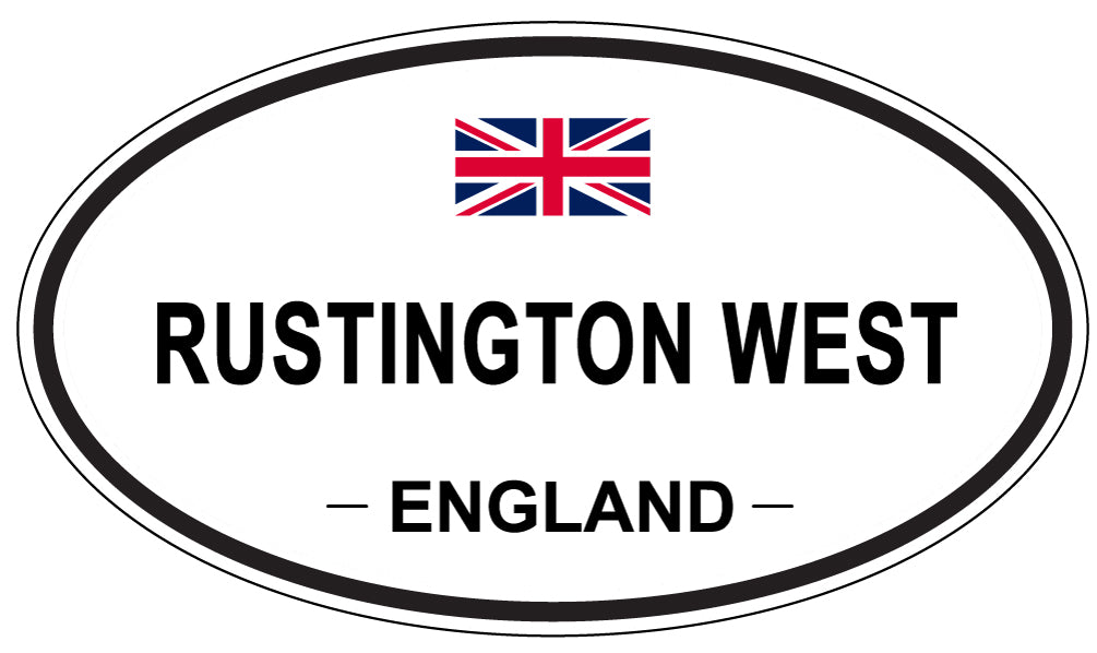 RUSTINGTON WEST, England - Oval Magnet