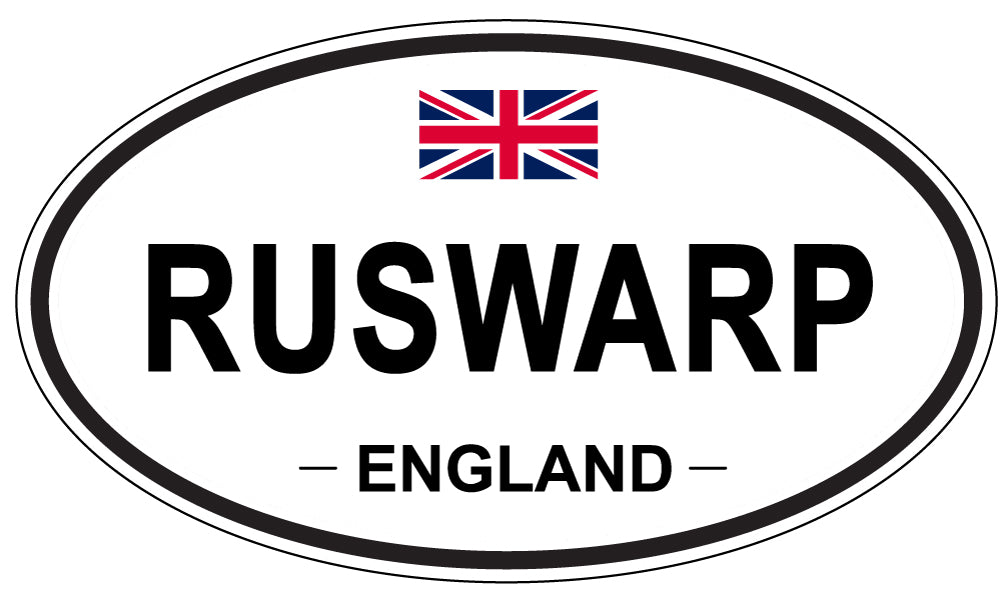 RUSWARP, England - Oval Magnet