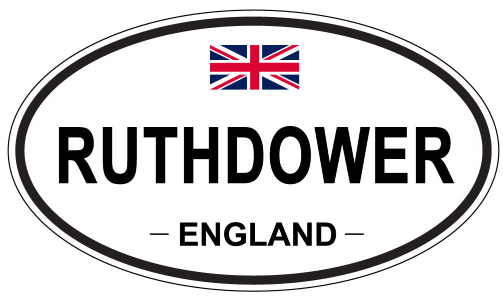RUTHDOWER, England - Oval Magnet