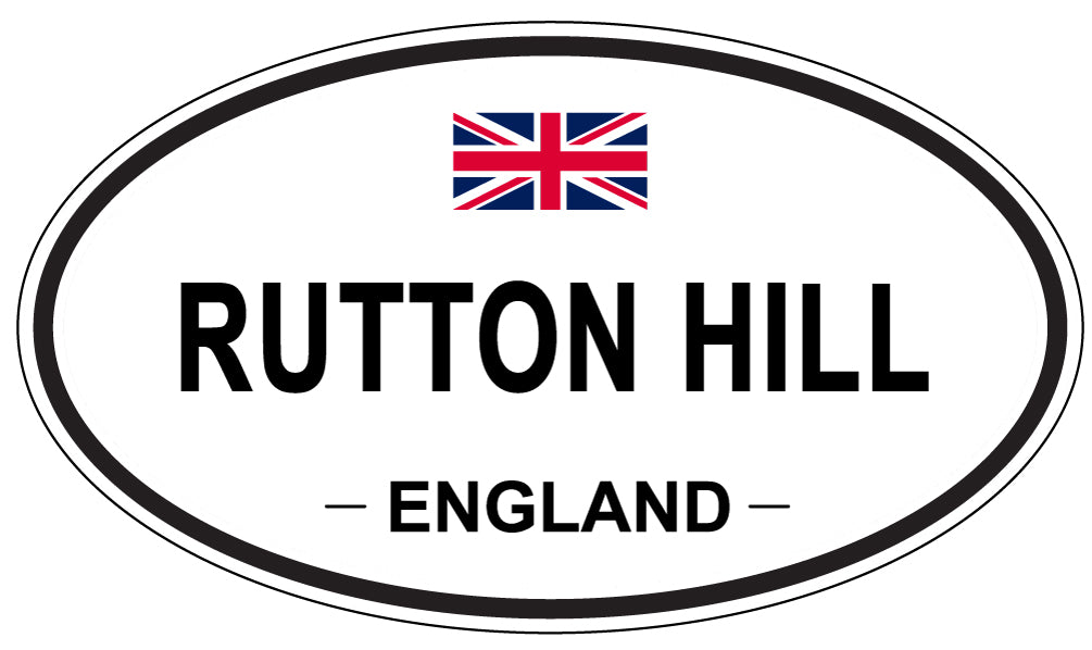RUTTON HILL, England - Oval Magnet