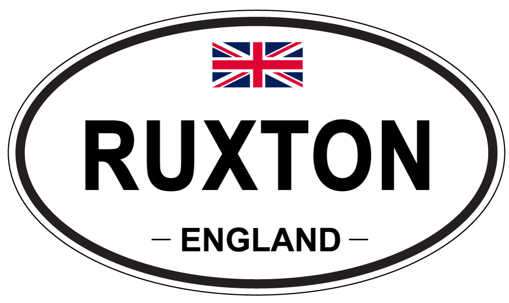 RUXTON, England - Oval Magnet