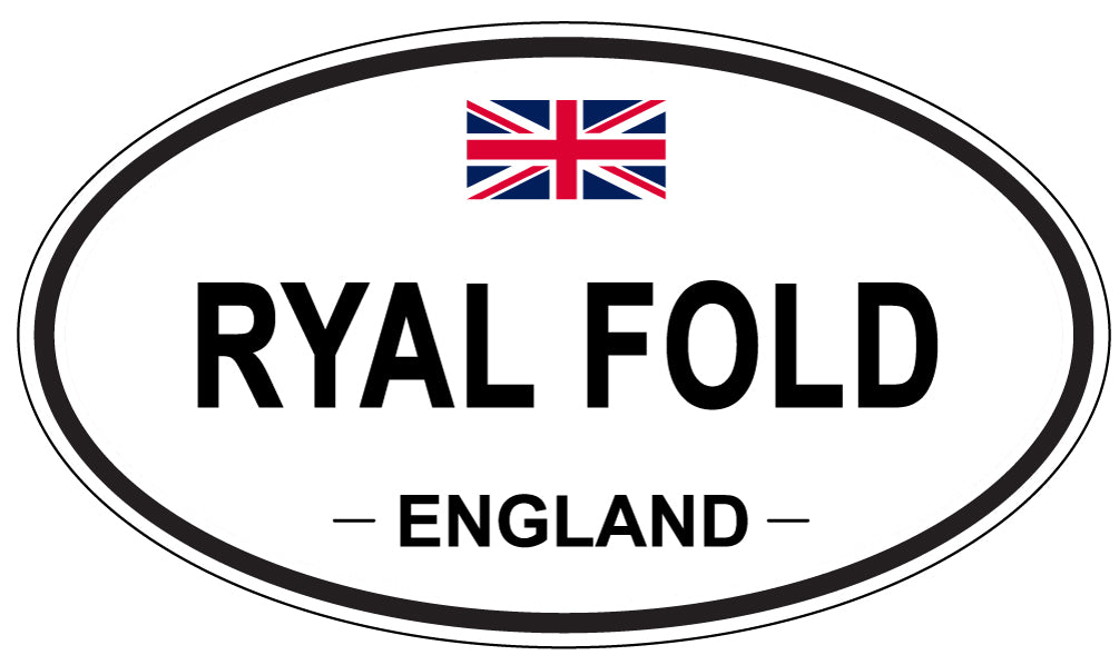 RYAL FOLD, England - Oval Magnet