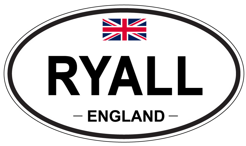 RYALL, England - Oval Magnet