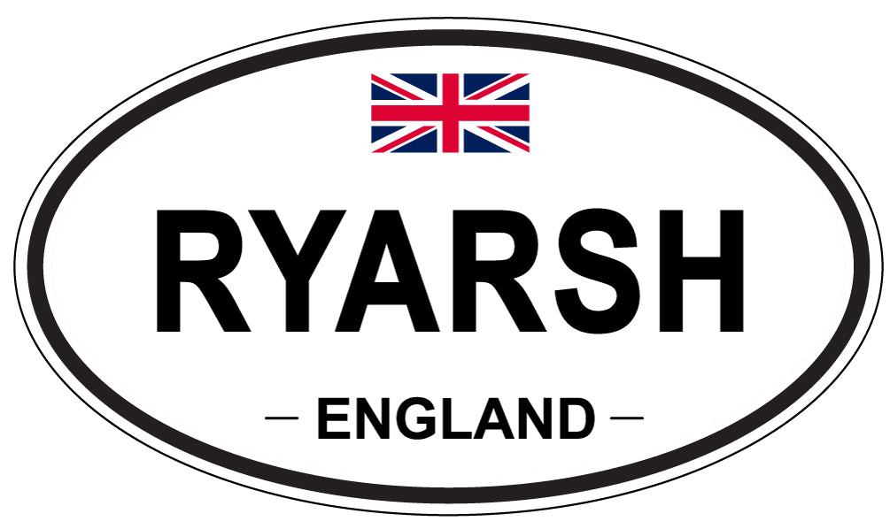 RYARSH, England - Oval Magnet