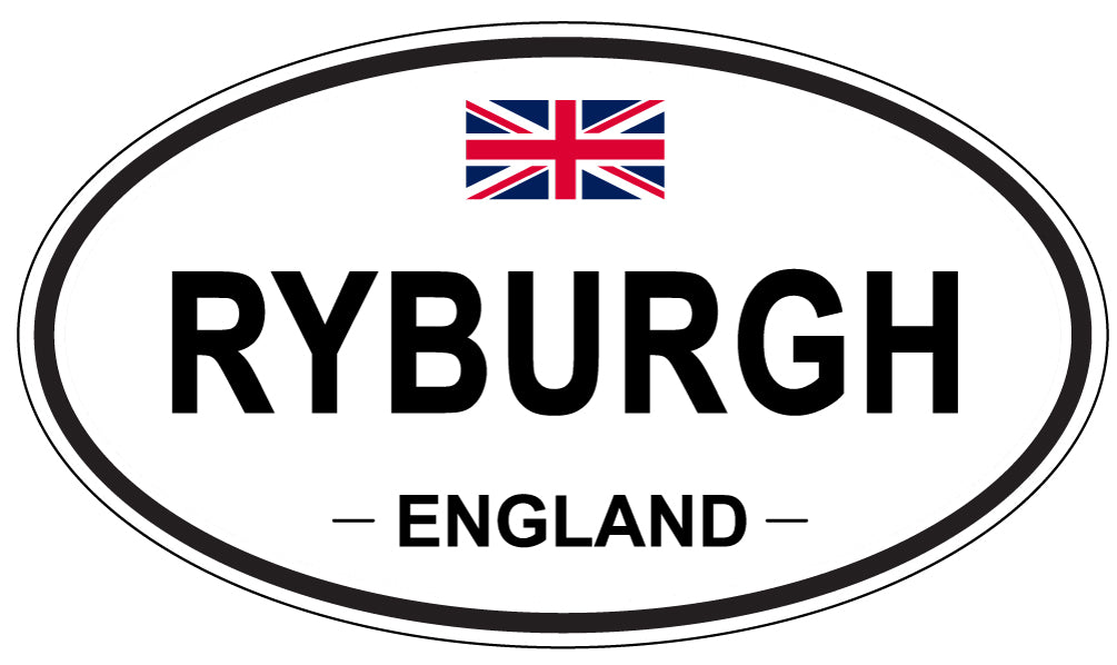 RYBURGH, England - Oval Magnet