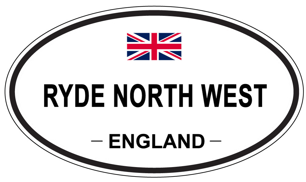 RYDE NORTH WEST, England - Oval Magnet