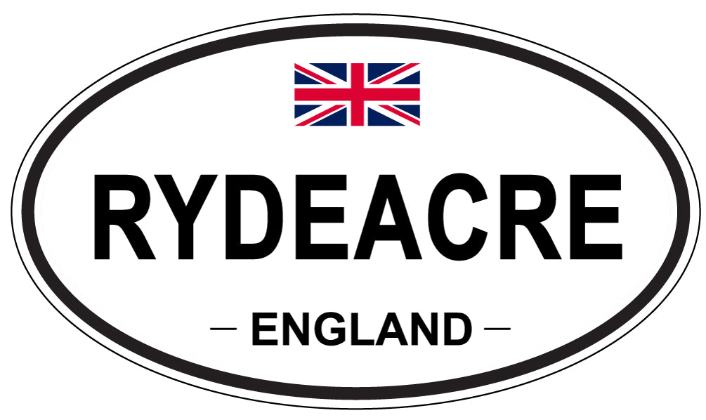 RYDEACRE, England - Oval Magnet