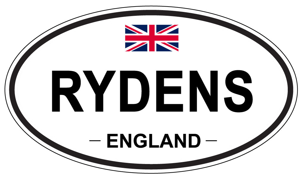RYDENS, England - Oval Magnet