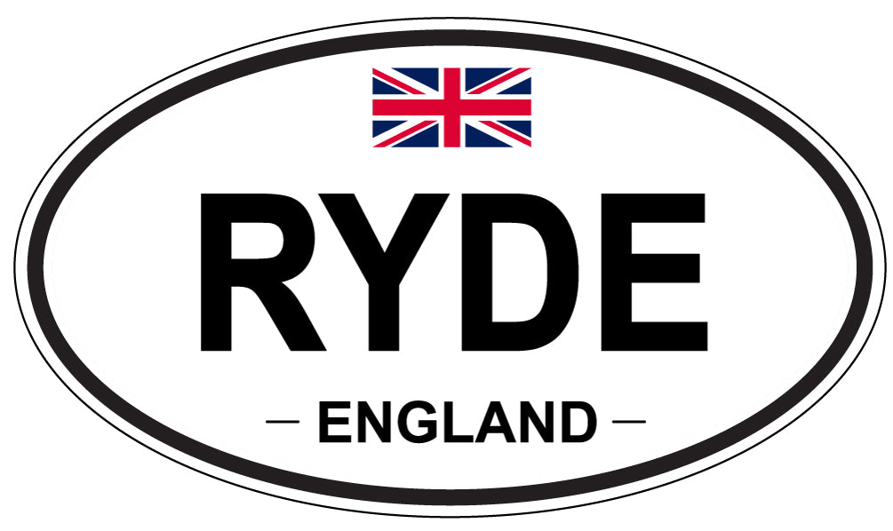RYDE, England - Oval Magnet