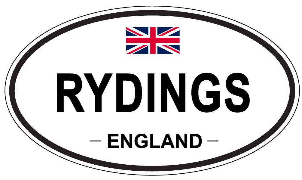RYDINGS, England - Oval Magnet