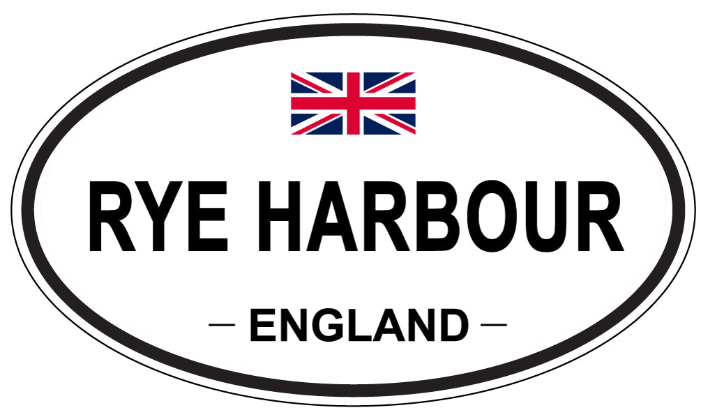 RYE HARBOUR, England - Oval Magnet