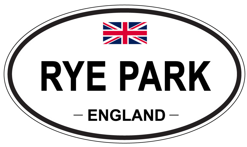 RYE PARK, England - Oval Magnet