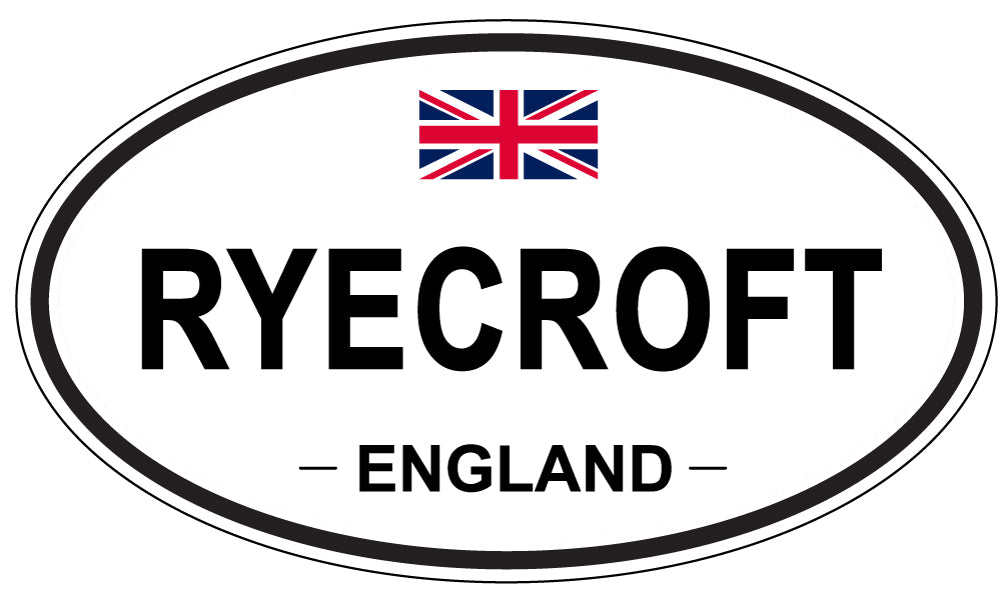 RYECROFT, England - Oval Magnet