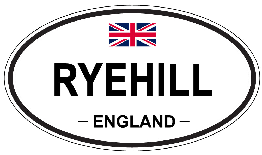 RYEHILL, England - Oval Magnet