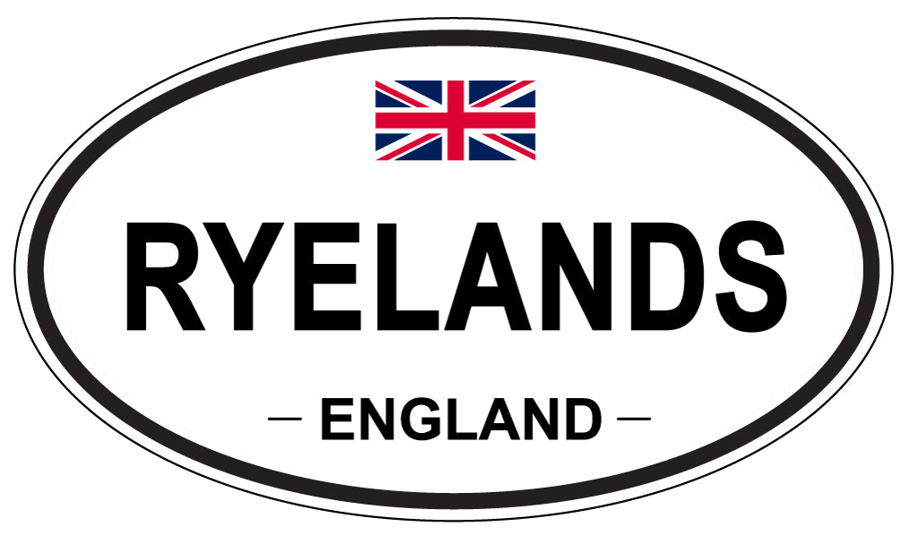 RYELANDS, England - Oval Magnet