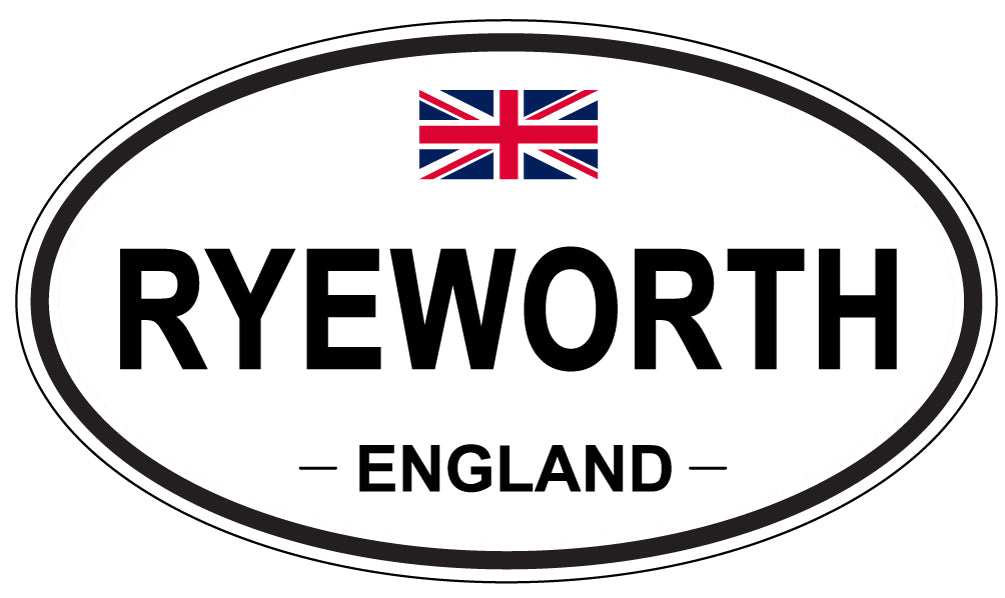 RYEWORTH, England - Oval Magnet