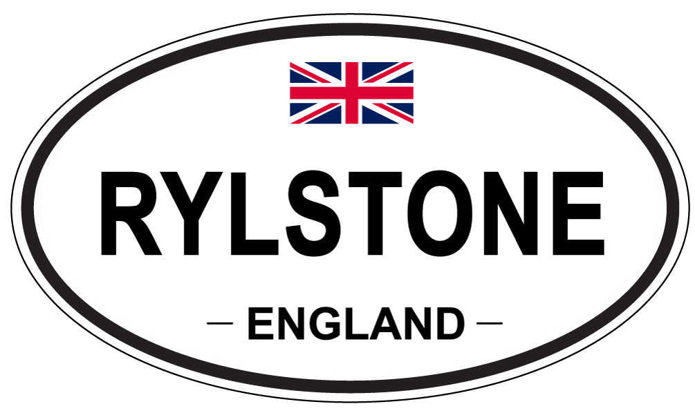 RYLSTONE, England - Oval Magnet