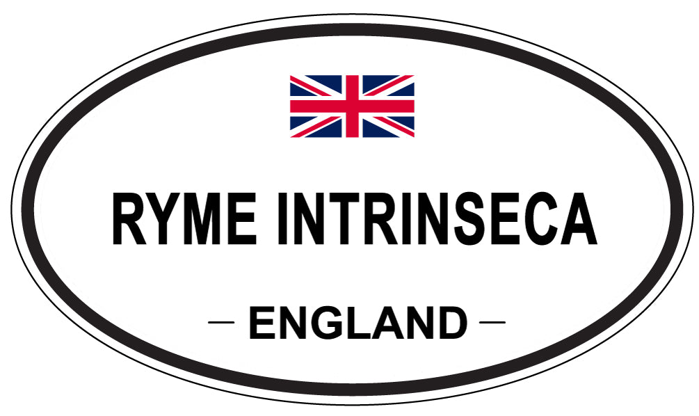 RYME INTRINSECA, England - Oval Magnet