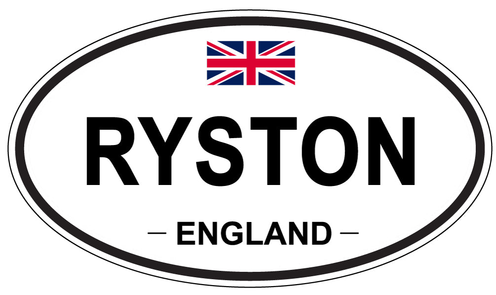 RYSTON, England - Oval Magnet