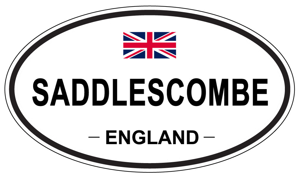 SADDLESCOMBE, England - Oval Magnet