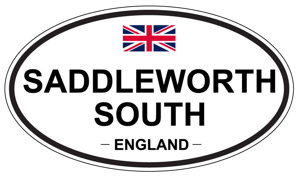 SADDLEWORTH SOUTH, England - Oval Magnet
