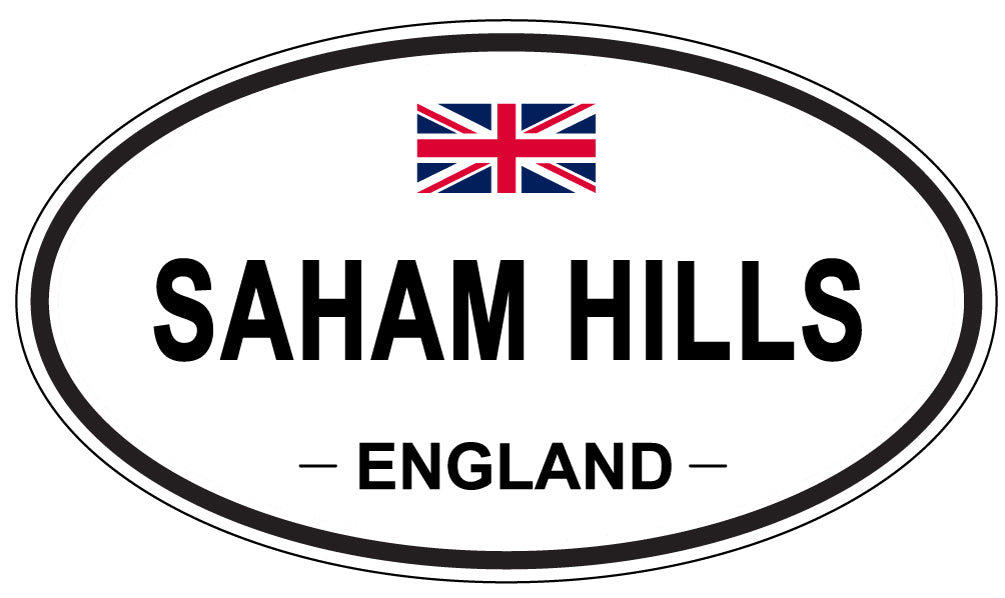 SAHAM HILLS, England - Oval Magnet