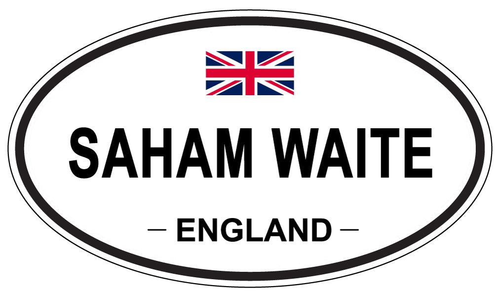SAHAM WAITE, England - Oval Magnet