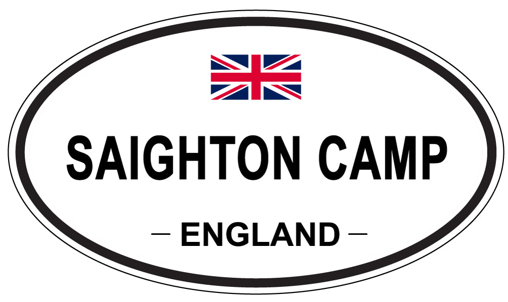 SAIGHTON CAMP, England - Oval Magnet