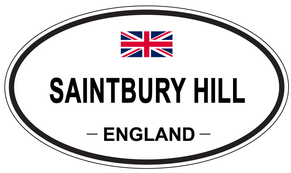 SAINTBURY HILL, England - Oval Magnet