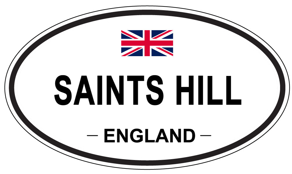 SAINTS HILL, England - Oval Magnet