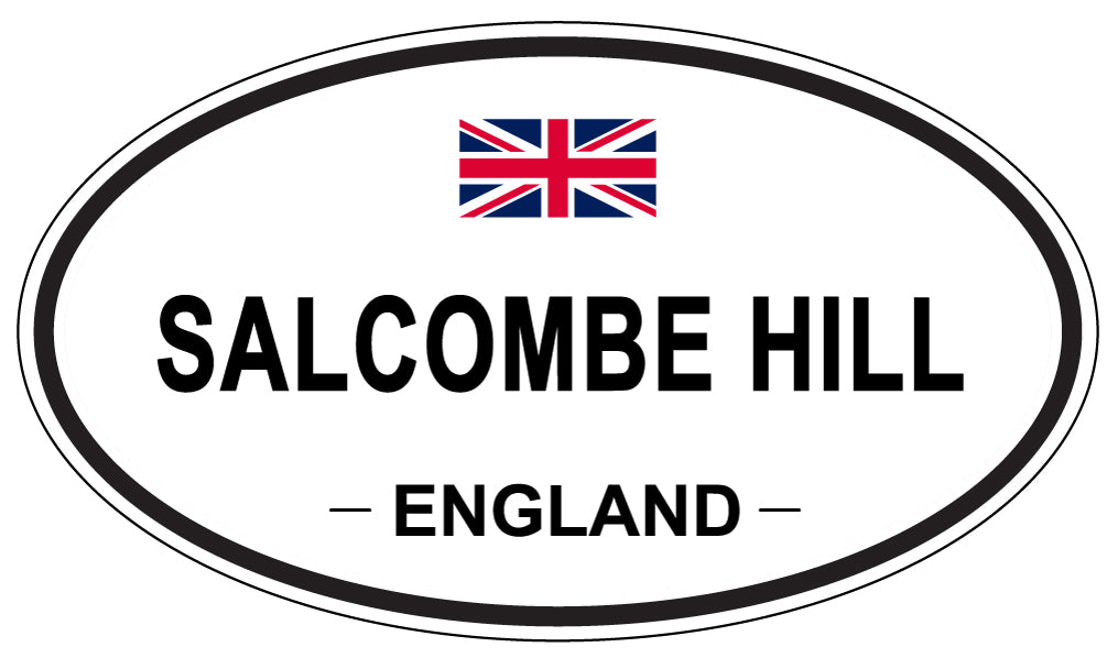 SALCOMBE HILL, England - Oval Magnet
