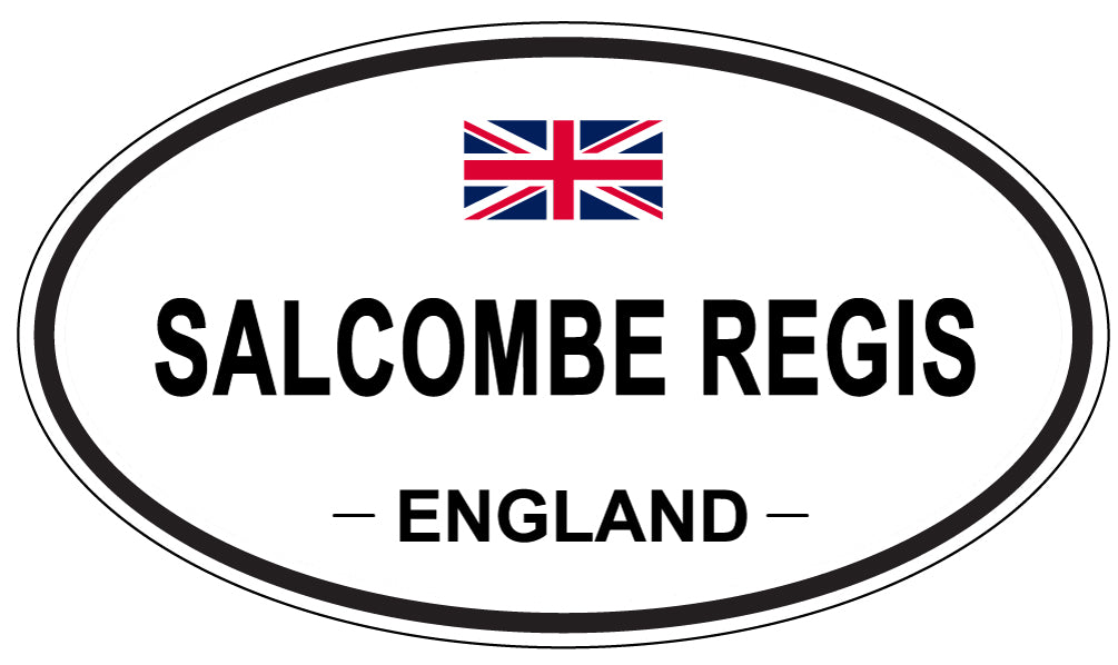 SALCOMBE REGIS, England - Oval Magnet