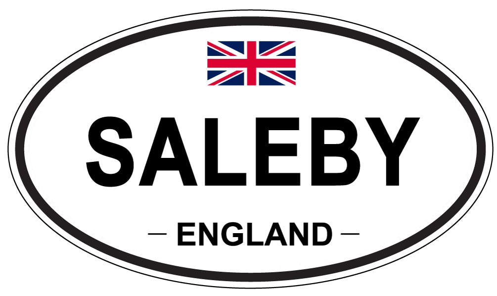 SALEBY, England - Oval Magnet