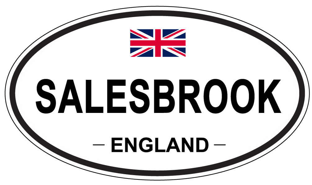 SALESBROOK, England - Oval Magnet
