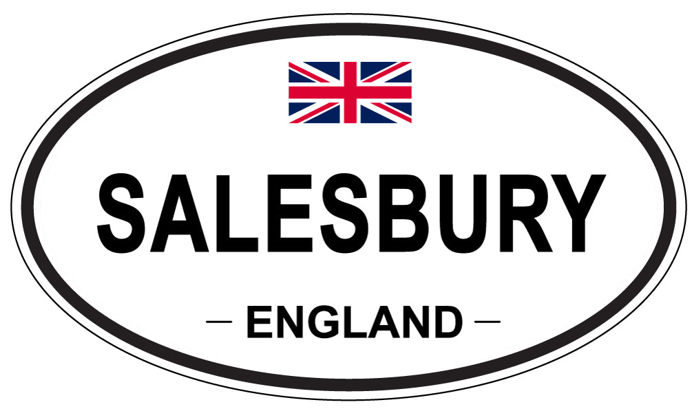 SALESBURY, England - Oval Magnet