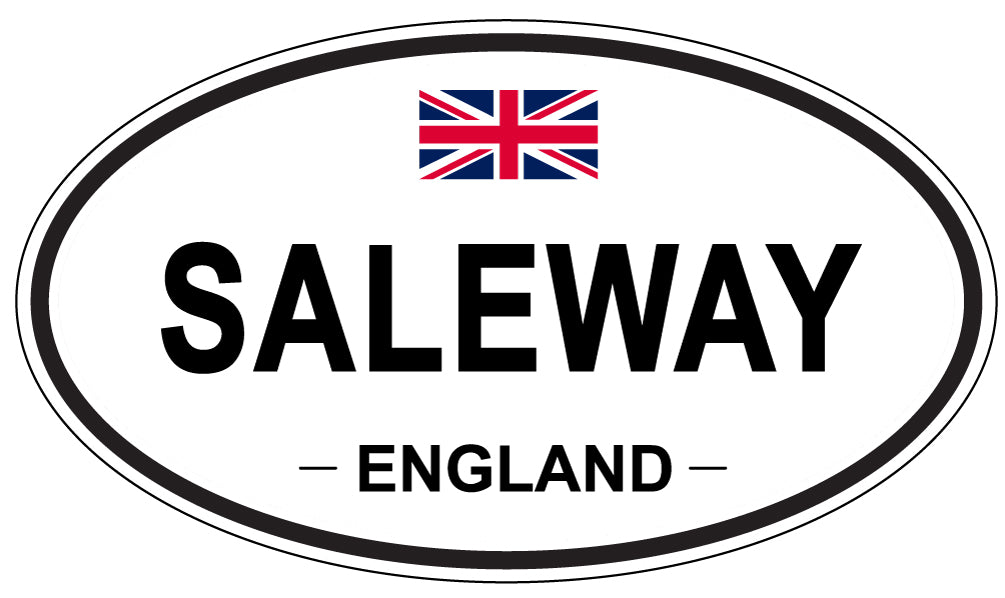 SALEWAY, England - Oval Magnet