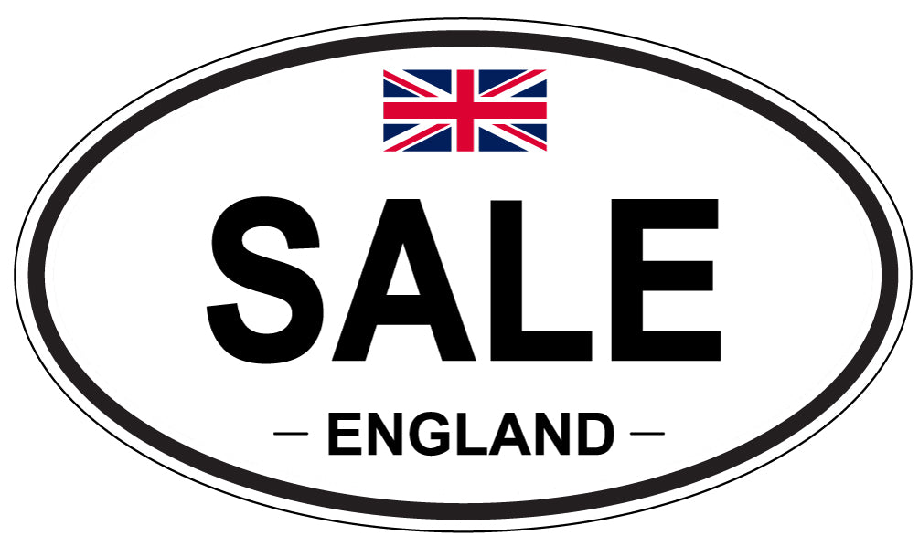 SALE, England - Oval Magnet