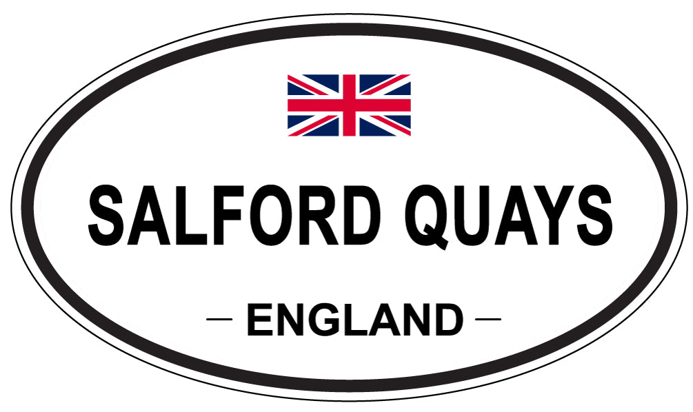 SALFORD QUAYS, England - Oval Magnet