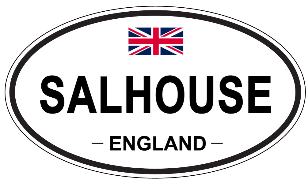 SALHOUSE, England - Oval Magnet
