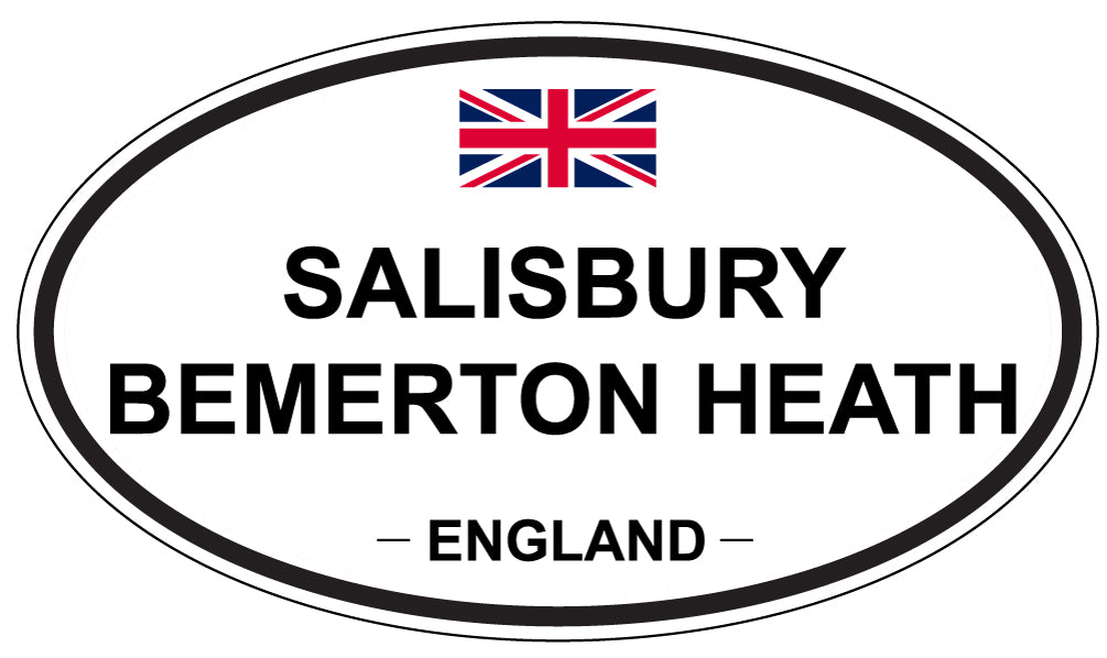 SALISBURY BEMERTON HEATH, England - Oval Magnet