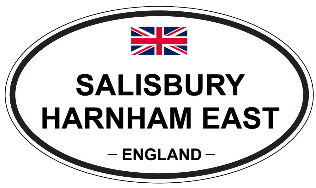 SALISBURY HARNHAM EAST, England - Oval Magnet