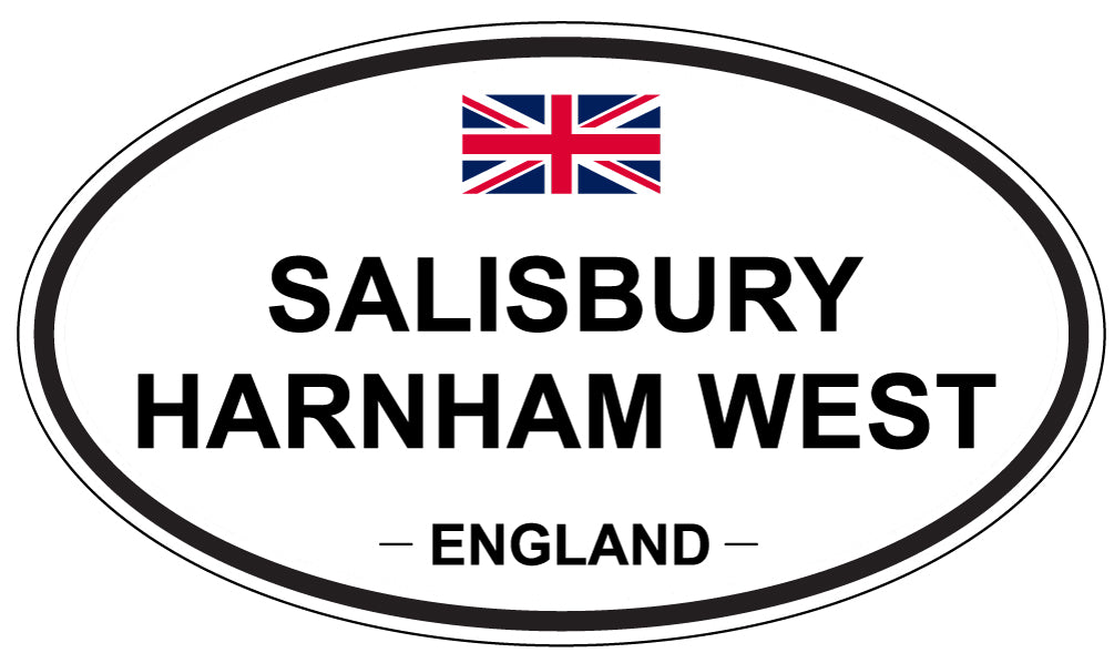 SALISBURY HARNHAM WEST, England - Oval Magnet