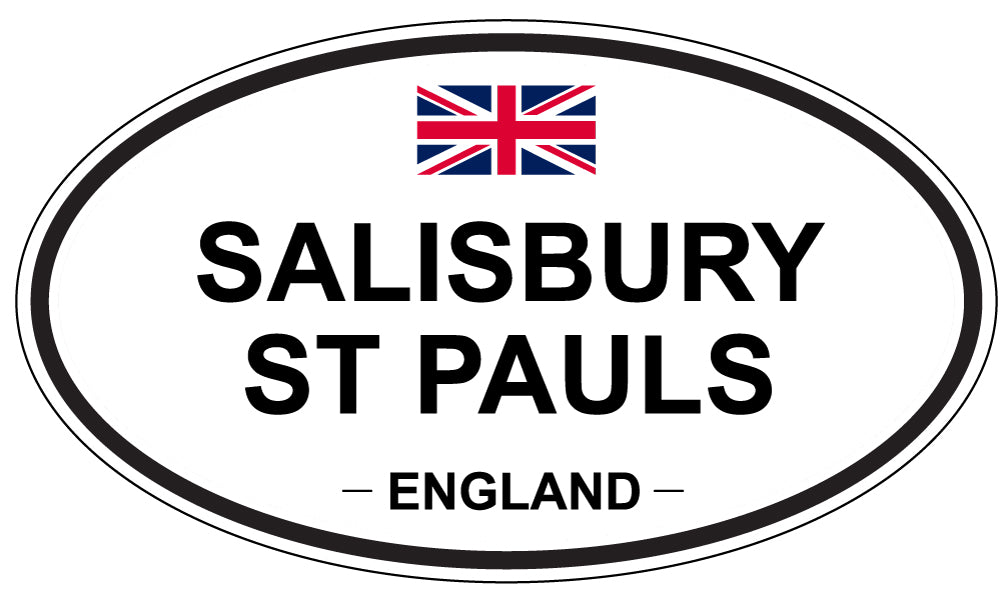 SALISBURY ST PAULS, England - Oval Magnet
