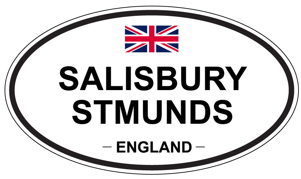 SALISBURY STMUNDS, England - Oval Magnet